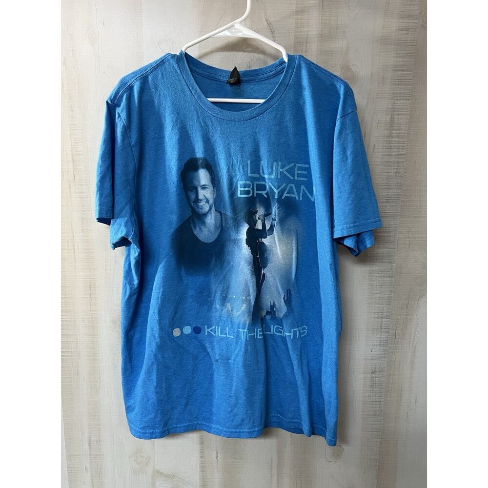 Luke Bryan Kill The Lights Concert Tour T-Shirt Size XL Country Music